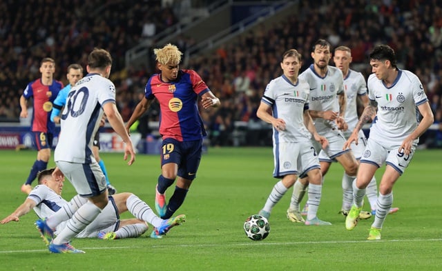 บาร์เซโลน่า 3-3 อินเตอร์ มิลาน ความยอดเยี่ยมของลามีน ยามาล       