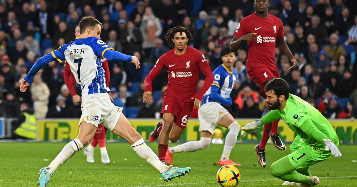 วิเคราะห์ผลการแข่งขันระหว่าง ไบรท์ตัน พบกับ ลิเวอร์พูล